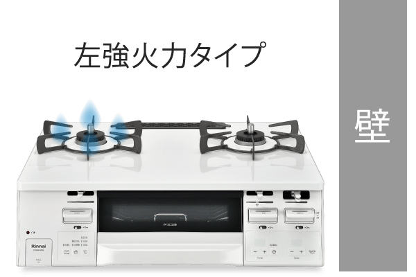 Rinnai ガステーブル『ETS65AWK38R3G-WL』都市ガス用 スペック Rinnai ガステーブル『ETS65AWK38R3G-WL』都市ガス用 スペック